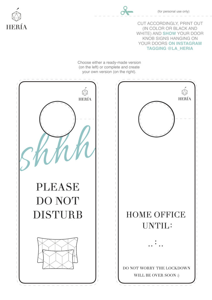 Do Not Disturb Really Just Don't Plastic Door Knob Hanger Sign 
